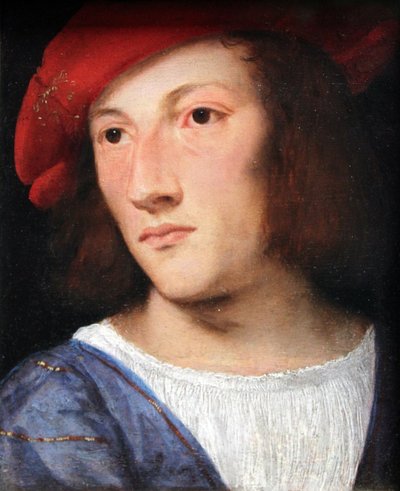 Porträt eines jungen Mannes von Tiziano Vecelli